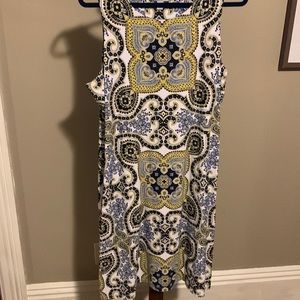 Charter Club 1x Navy, White, and Yellow sundress